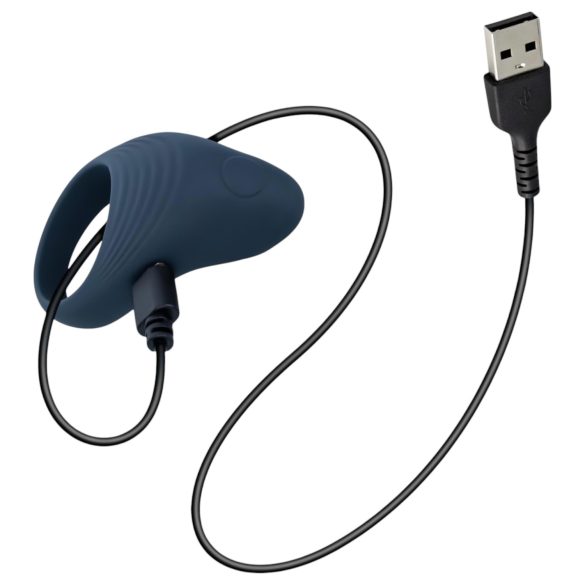 Boners - vibratorring för penis - uppladdningsbar - grå