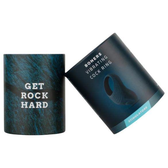 Boners - vibratorring för penis - uppladdningsbar - grå