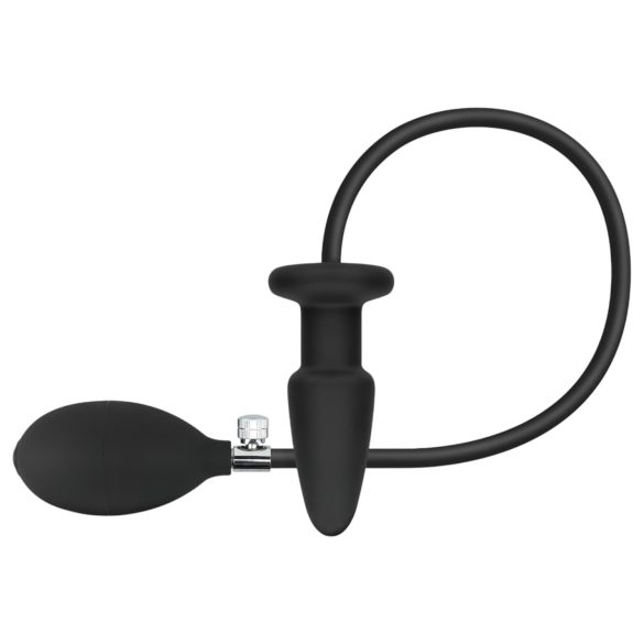 EasyToys - Uppblåsbar Analplugg (svart)