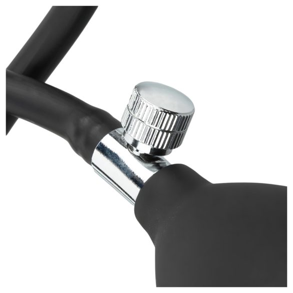 EasyToys - uppblåsbar analplugg - svart