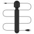 BLAQ - stor digital massagevibrator (svart)