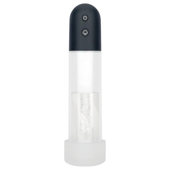 Boners Automatisk Penis Pumpmasturbator (Transparent-Svart)