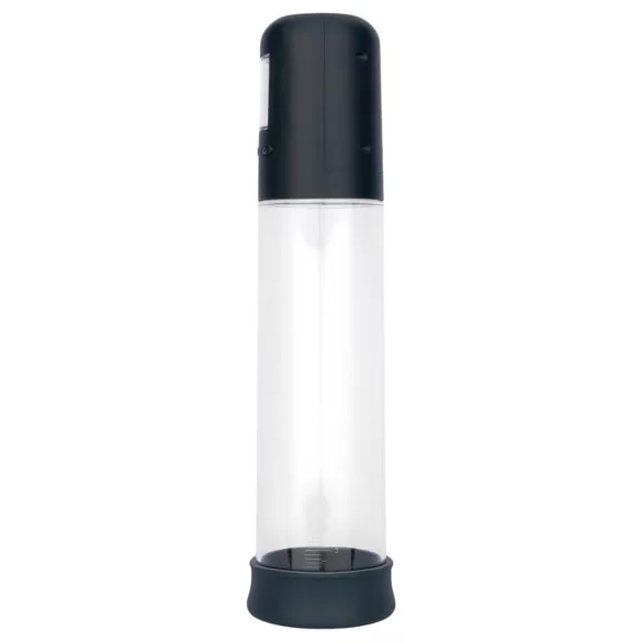 Boners - automatisk penispump med LCD-display - transparent/svart