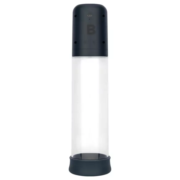 Boners - automatisk penispump med LCD-display - transparent/svart