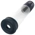 Boners - automatisk penispump med LCD-display - transparent/svart