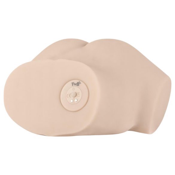 FWB - realistisk vibrating torsomasturbator - hudfärgad