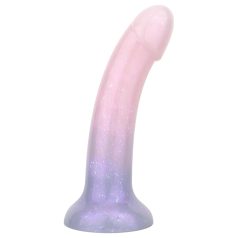 EasyToys Mermaid - glittrande dildo - 15 cm (rosa)