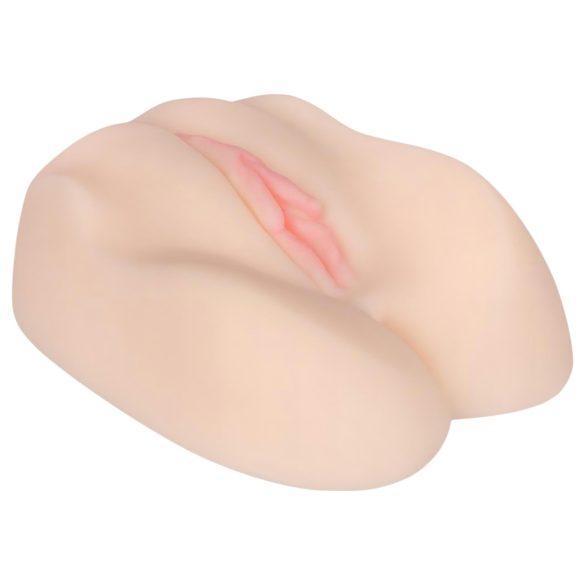 FWB - Ellen Rogers konstgjord vagina och rumpa med vibrator (naturlig)