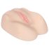 FWB - Ellen Rogers konstgjord vagina och rumpa med vibrator (naturlig)