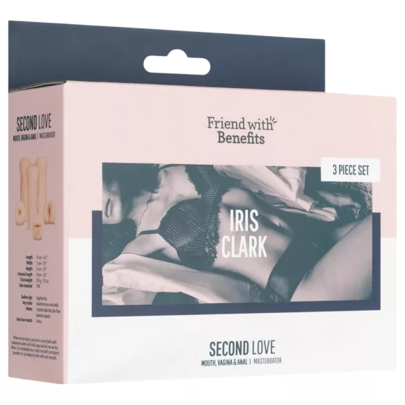 FWB - masturbator set realistisk - naturfärg