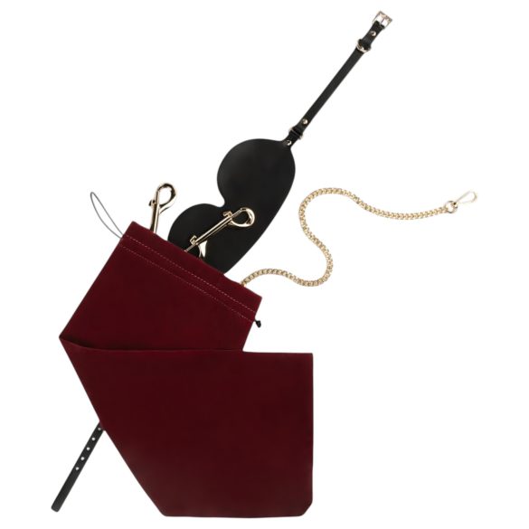 Bedroom Fantasies - BDSM set med 11 delar - förvaringsväska svart