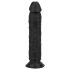Easytoys - naturtrogen dildo - 17,5 cm (svart)