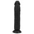 Easytoys - naturtrogen dildo - 17,5 cm (svart)