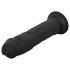 Easytoys - naturtrogen dildo - 17,5 cm (svart)