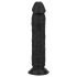 Easytoys - naturtrogen dildo - 22,5 cm (svart)