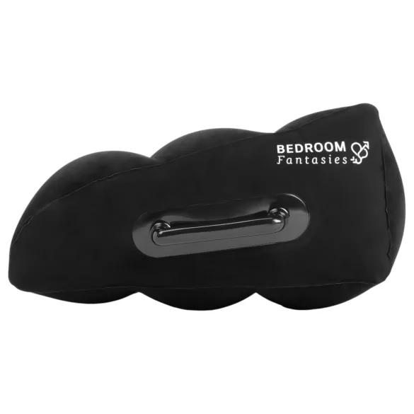 Bedroom Fantasies - uppblåsbar sexkudde med handtag - svart