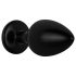 Easytoys Anal Collection - Analplugg med Sten - L (svart)