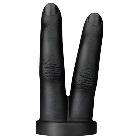 BUTTR Victory - dubbel fingeranalplugg (svart)