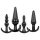 EasyToys - Analkollektion - 4 delar (svart)