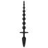 EasyToys - 2-i-1 analplugg (svart)