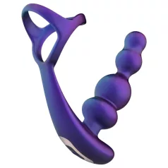 Hueman Stellar Force - analvibrator och penisring (lila)