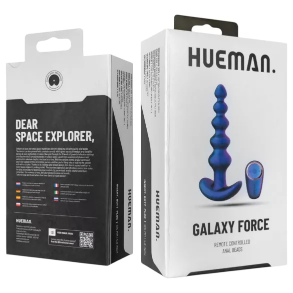 Hueman Galaxy Force - trådlös analvibrator (lila)