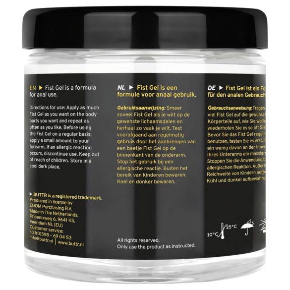 BUTTR - fistinggel - klibbfri - 500ml