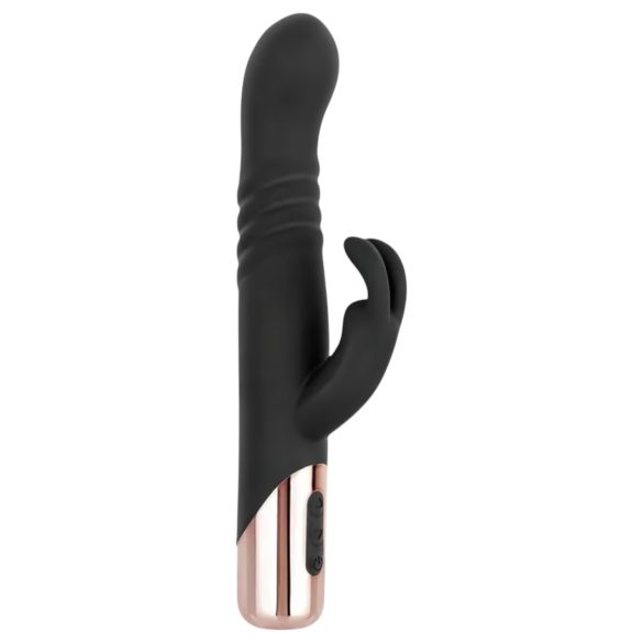 Rosy Gold - Klitorisstimulerande lökdildo (svart)