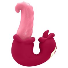   Teazers - dubbeltungad vibrator - vattentät - silikon - rosa
