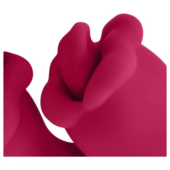 Teazers - dubbeltungad vibrator - vattentät - silikon - rosa