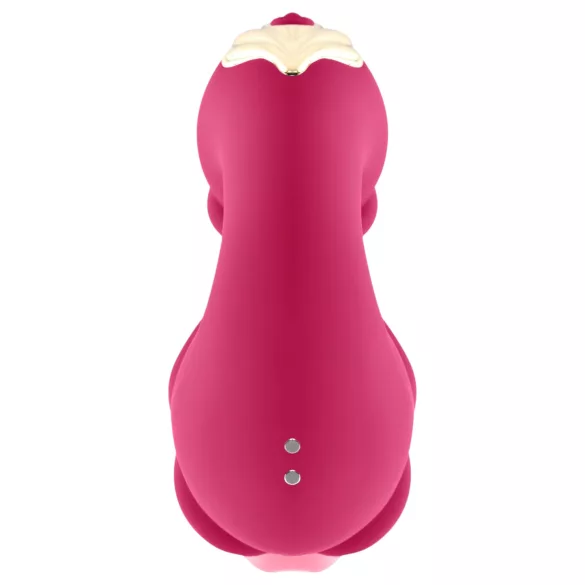 Teazers - dubbeltungad vibrator - vattentät - silikon - rosa