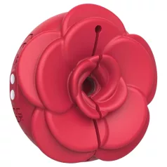 Teazers Rose - vibratorisk bröstvortsklämma - röd