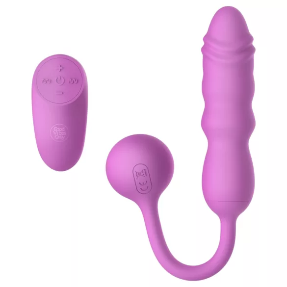 Good Vibes Only - vibrerande ägg med fjärrkontroll (rosa)