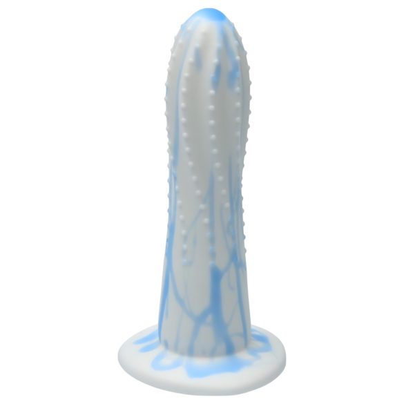 Ylva & Dite Prickly Pear - prickig dildo (vit-blå)