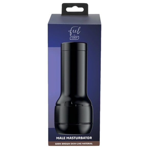 Kiiroo Feel - masturbator för män - realistisk vagina - mörkbrun