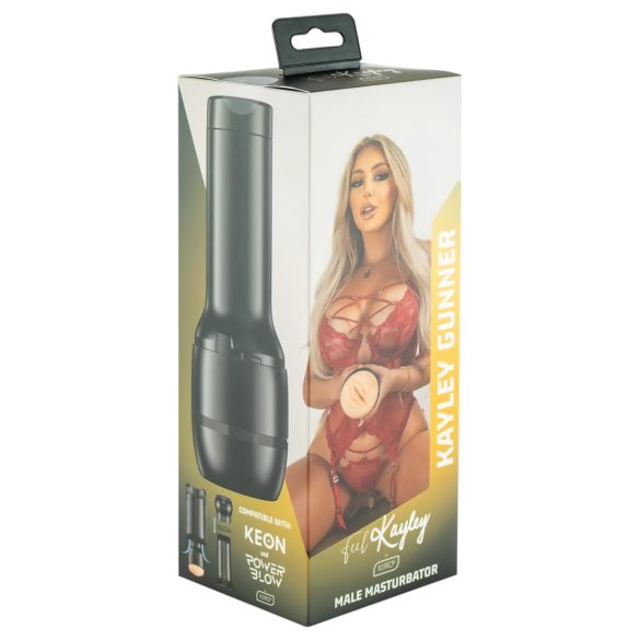 Kiiroo Kayley Gunner - Fickfitta - PowerBlow kompatibel (naturlig)