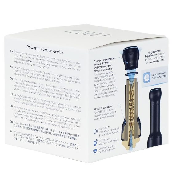 Kiiroo PowerBlow - manlig masturbator med sugfunktion - svart