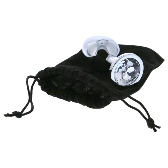 Gleaming Love - analplugg - silverfärg