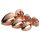 Gleaming Love - hjärtformade analplugg set roseguld (3 delar)