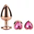Gleaming Love - analpluggsset hjärta - roseguld - 3 delar