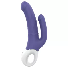 Dreamtoys Essentials - dubbel vibrator (lila)