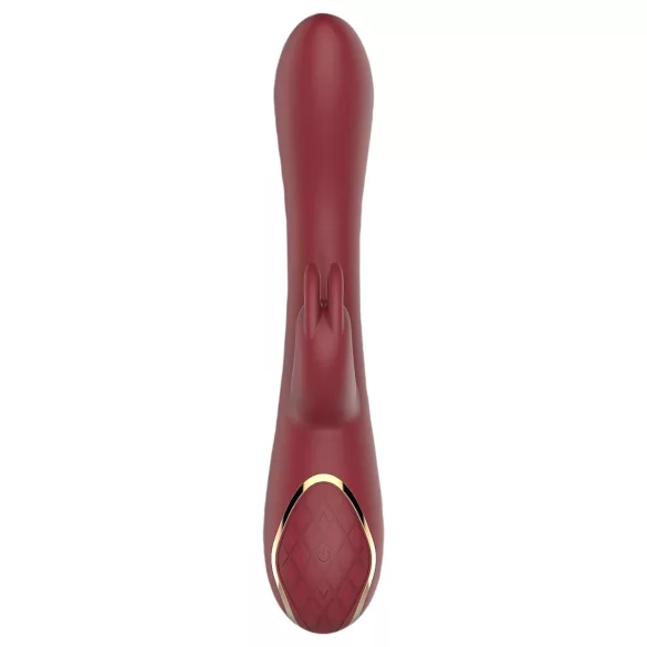 Romance Emily - rabbitvibrator med klitorisstimulator - röd