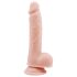 Mr. Dixx 7.6 - Sugpropp Dildo med Testiklar - Naturlig (19,5 cm)