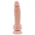 Mr. Dixx 7.6 - dildo med sugkopp och pung - naturfärg 19,5cm