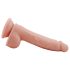 Mr. Dixx 7.6 - Sugpropp Dildo med Testiklar - Naturlig (19,5 cm)
