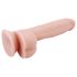 Mr. Dixx 7.6 - Sugpropp Dildo med Testiklar - Naturlig (19,5 cm)