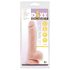 Mr. Dixx 7.6 - Sugpropp Dildo med Testiklar - Naturlig (19,5 cm)