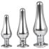 Gleaming Love - anal-toppset - silver (3 delar)