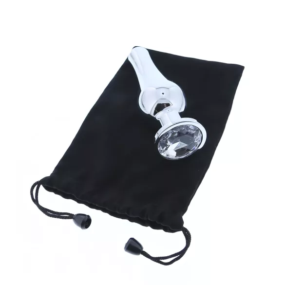 Gleaming Love - anal topp‑pluggsats (silver, 3‑delad)