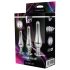 Gleaming Love - anal-toppset - silver (3 delar)
